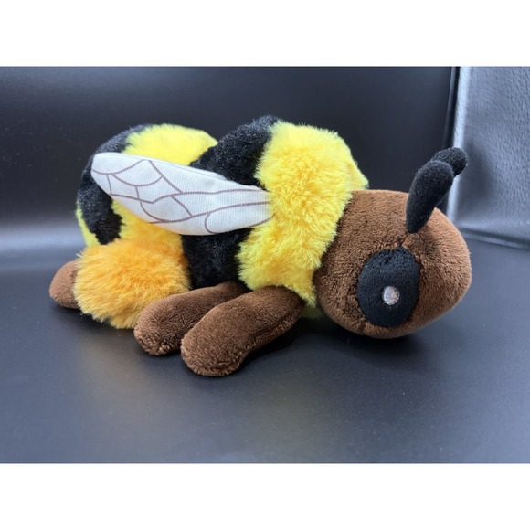 Wild Republic Other - Wild Republic Bumble Bee Plush 8" Stuffed Animal Black Yellow Wings Fuzzy Insect